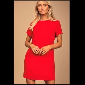 Lulu’s shift and shout dress with zipper detail